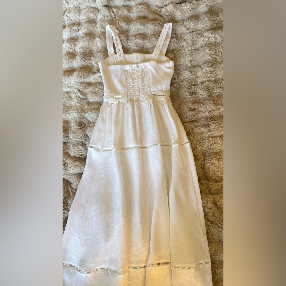 Reformation White Midi Dress - Picture 13 of 16